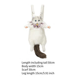 Maxbell Cute Stuffed Cat Shaped Backpack Soft Travel Daypack for Adults Street Girls Gray