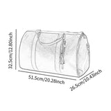 Maxbell Leather Duffle Bag Overnight Bag Large Capacity Water Resistant Carry on Bag Pink