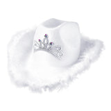 Maxbell Cowgirl Hat Western Cowboy Hat for Costumes Music Festival Concerts Birthday White