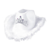 Maxbell Cowgirl Hat Western Cowboy Hat for Costumes Music Festival Concerts Birthday White