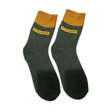 Maxbell Thick Warm Socks Adults Novelty Athletic Breathable Festival Cozy Crew Socks Length 28cm Dark Green