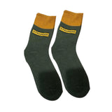 Maxbell Thick Warm Socks Adults Novelty Athletic Breathable Festival Cozy Crew Socks Length 28cm Dark Green