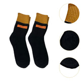 Maxbell Thick Warm Socks Adults Novelty Athletic Breathable Festival Cozy Crew Socks Length 28cm Black