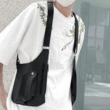 Maxbell PU Leather Shoulder Harness Bag Steampunk Shoulder Pouch Costume Accessories