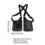 Maxbell PU Leather Shoulder Harness Bag Steampunk Shoulder Pouch Costume Accessories