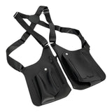 Maxbell PU Leather Shoulder Harness Bag Steampunk Shoulder Pouch Costume Accessories