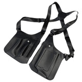 Maxbell PU Leather Shoulder Harness Bag Steampunk Shoulder Pouch Costume Accessories