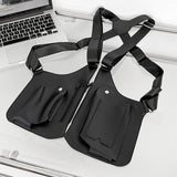 Maxbell PU Leather Shoulder Harness Bag Steampunk Shoulder Pouch Costume Accessories