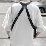 Maxbell PU Leather Shoulder Harness Bag Steampunk Shoulder Pouch Costume Accessories