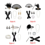Maxbell Women 1920S Accessories Set Headband Props for Carnival Fancy Dress Style A