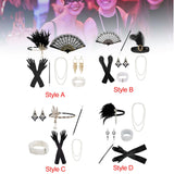 Maxbell Women 1920S Accessories Set Headband Props for Carnival Fancy Dress Style A