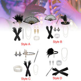 Maxbell Women 1920S Accessories Set Headband Props for Carnival Fancy Dress Style A