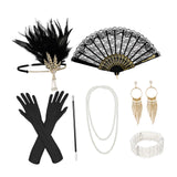 Maxbell Women 1920S Accessories Set Headband Props for Carnival Fancy Dress Style A