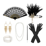 Maxbell Women 1920S Accessories Set Headband Props for Carnival Fancy Dress Style A