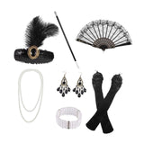 Maxbell Women 1920S Accessories Set Headband Props for Carnival Fancy Dress Style B