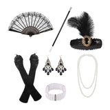 Maxbell Women 1920S Accessories Set Headband Props for Carnival Fancy Dress Style B