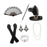 Maxbell Women 1920S Accessories Set Headband Props for Carnival Fancy Dress Style B