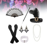 Maxbell Women 1920S Accessories Set Headband Props for Carnival Fancy Dress Style B