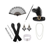 Maxbell Women 1920S Accessories Set Headband Props for Carnival Fancy Dress Style B