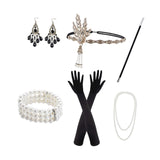 Maxbell Women 1920S Accessories Set Headband Props for Carnival Fancy Dress Style C