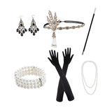 Maxbell Women 1920S Accessories Set Headband Props for Carnival Fancy Dress Style C