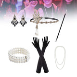 Maxbell Women 1920S Accessories Set Headband Props for Carnival Fancy Dress Style C