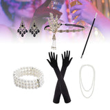 Maxbell Women 1920S Accessories Set Headband Props for Carnival Fancy Dress Style C