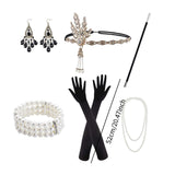 Maxbell Women 1920S Accessories Set Headband Props for Carnival Fancy Dress Style C