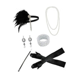 Maxbell Women 1920S Accessories Set Headband Props for Carnival Fancy Dress Style D