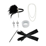 Maxbell Women 1920S Accessories Set Headband Props for Carnival Fancy Dress Style D