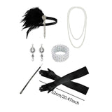 Maxbell Women 1920S Accessories Set Headband Props for Carnival Fancy Dress Style D
