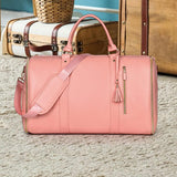 Maxbell Garment Bag for Travel Garment Duffle Bag for Business Trip Trip Backpacking Pink