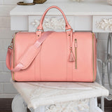 Maxbell Garment Bag for Travel Garment Duffle Bag for Business Trip Trip Backpacking Pink