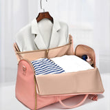 Maxbell Garment Bag for Travel Garment Duffle Bag for Business Trip Trip Backpacking Pink