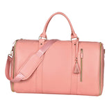 Maxbell Garment Bag for Travel Garment Duffle Bag for Business Trip Trip Backpacking Pink