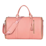 Maxbell Garment Bag for Travel Garment Duffle Bag for Business Trip Trip Backpacking Pink