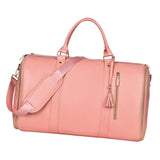 Maxbell Garment Bag for Travel Garment Duffle Bag for Business Trip Trip Backpacking Pink