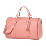 Maxbell Garment Bag for Travel Garment Duffle Bag for Business Trip Trip Backpacking Pink