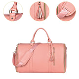 Maxbell Garment Bag for Travel Garment Duffle Bag for Business Trip Trip Backpacking Pink