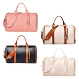 Maxbell Garment Bag for Travel Garment Duffle Bag for Business Trip Trip Backpacking Pink