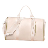 Maxbell Garment Bag for Travel Garment Duffle Bag for Business Trip Trip Backpacking Beige