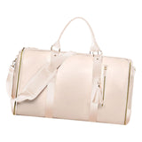 Maxbell Garment Bag for Travel Garment Duffle Bag for Business Trip Trip Backpacking Beige