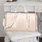 Maxbell Garment Bag for Travel Garment Duffle Bag for Business Trip Trip Backpacking Beige