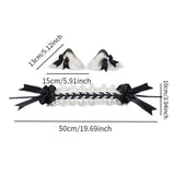 Maxbell Lolita Hair Accessories Elegant Lace Headband for Photo Props Party Supplies Black