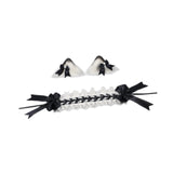 Maxbell Lolita Hair Accessories Elegant Lace Headband for Photo Props Party Supplies Black