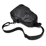 Maxbell Men's Chest Bag Multifunctional Fashion Waterproof Travel Bag Hiking Daypack Black