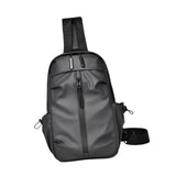 Maxbell Men's Chest Bag Multifunctional Fashion Waterproof Travel Bag Hiking Daypack Gray