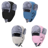 Maxbell Trapper Hat Thermal Warm Winter Hat for Winter Sports Outdoor Activities Men Black