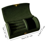 Maxbell Jewelry Box Organization Jewelry Organizer for Brooches Pendant Charms Rings Dark Green