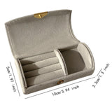 Maxbell Jewelry Box Organization Jewelry Organizer for Brooches Pendant Charms Rings Light Gray